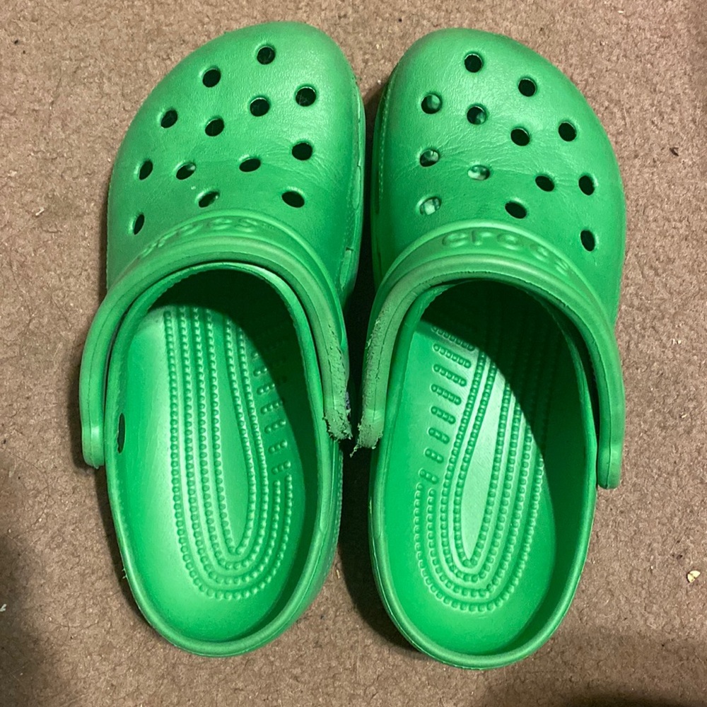 Green Crocs